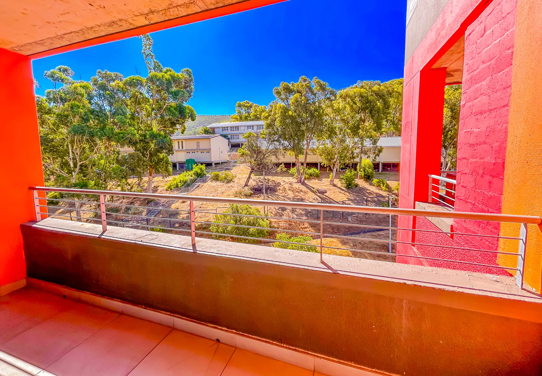 Private balcony with greenery views